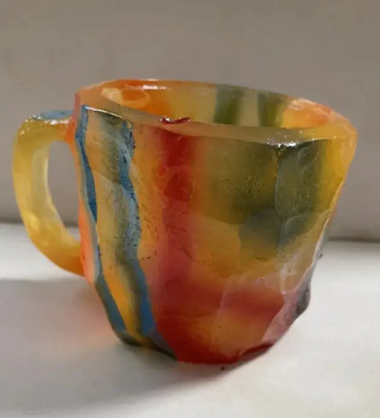 Resin Mineral Crystal Coffee Mug